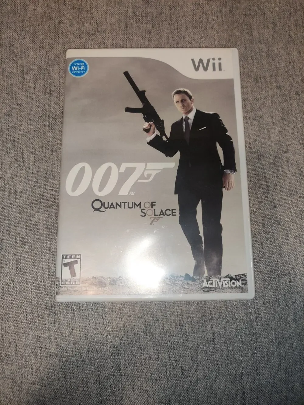 007: Quantum of Solace (Nintendo Wii, 2008) COMPLETE disk/case/manual